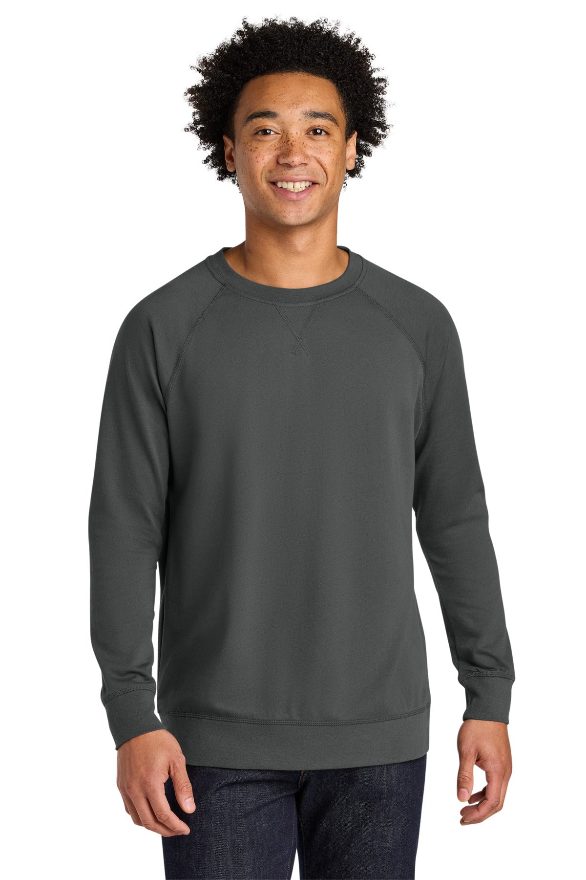 Next Level Apparel® Laguna Raglan Sweatshirt - Heavy Metal - XS