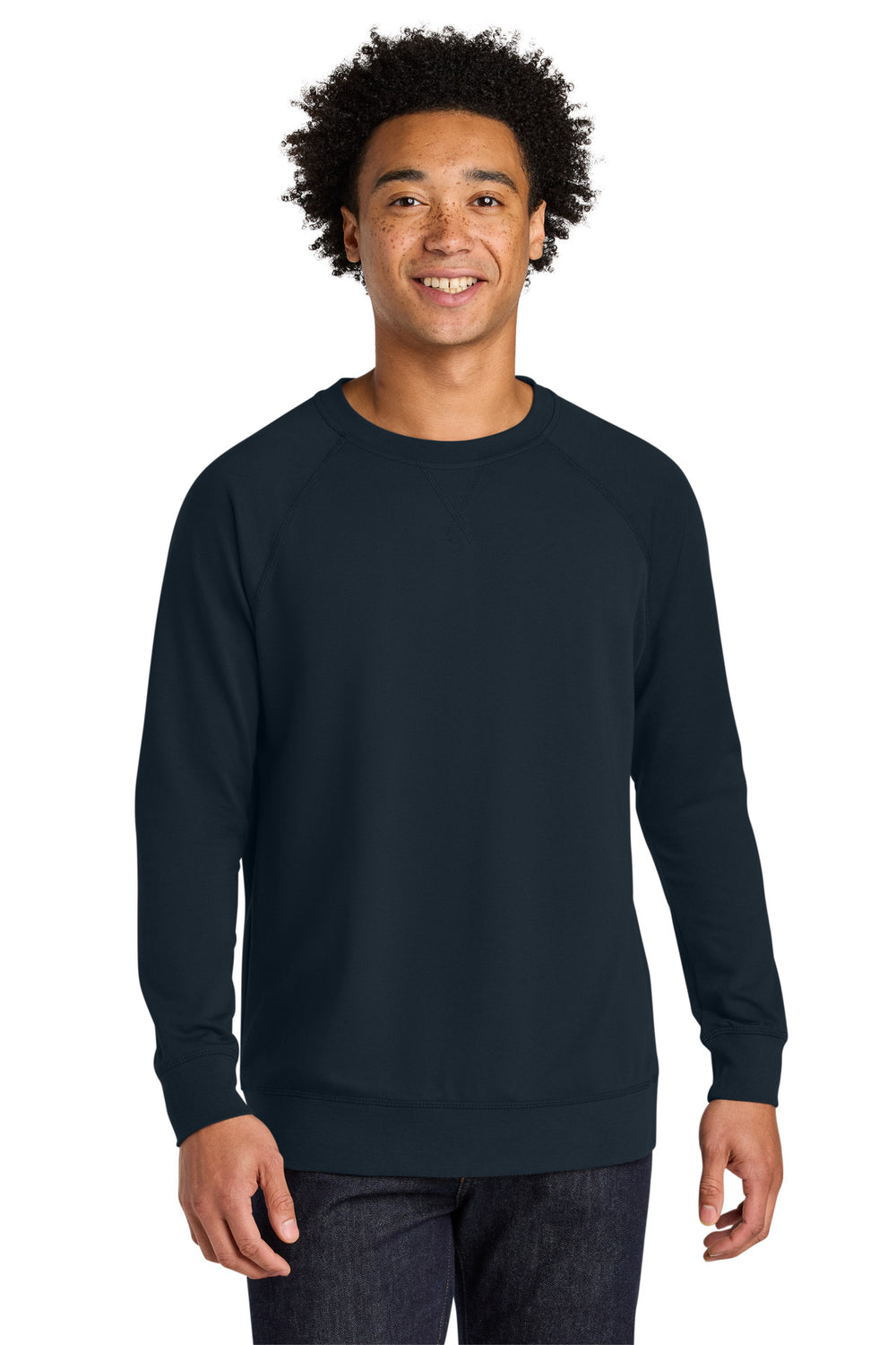 Next Level Apparel® Laguna Raglan Sweatshirt - Midnight Navy - XS