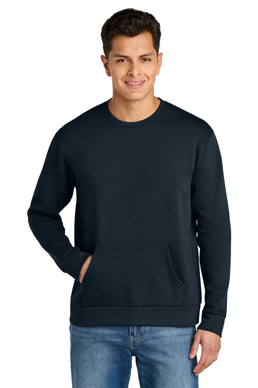 Next Level Apparel® Santa Barbara Pocket Sweatshirt - Midnight Navy - XS