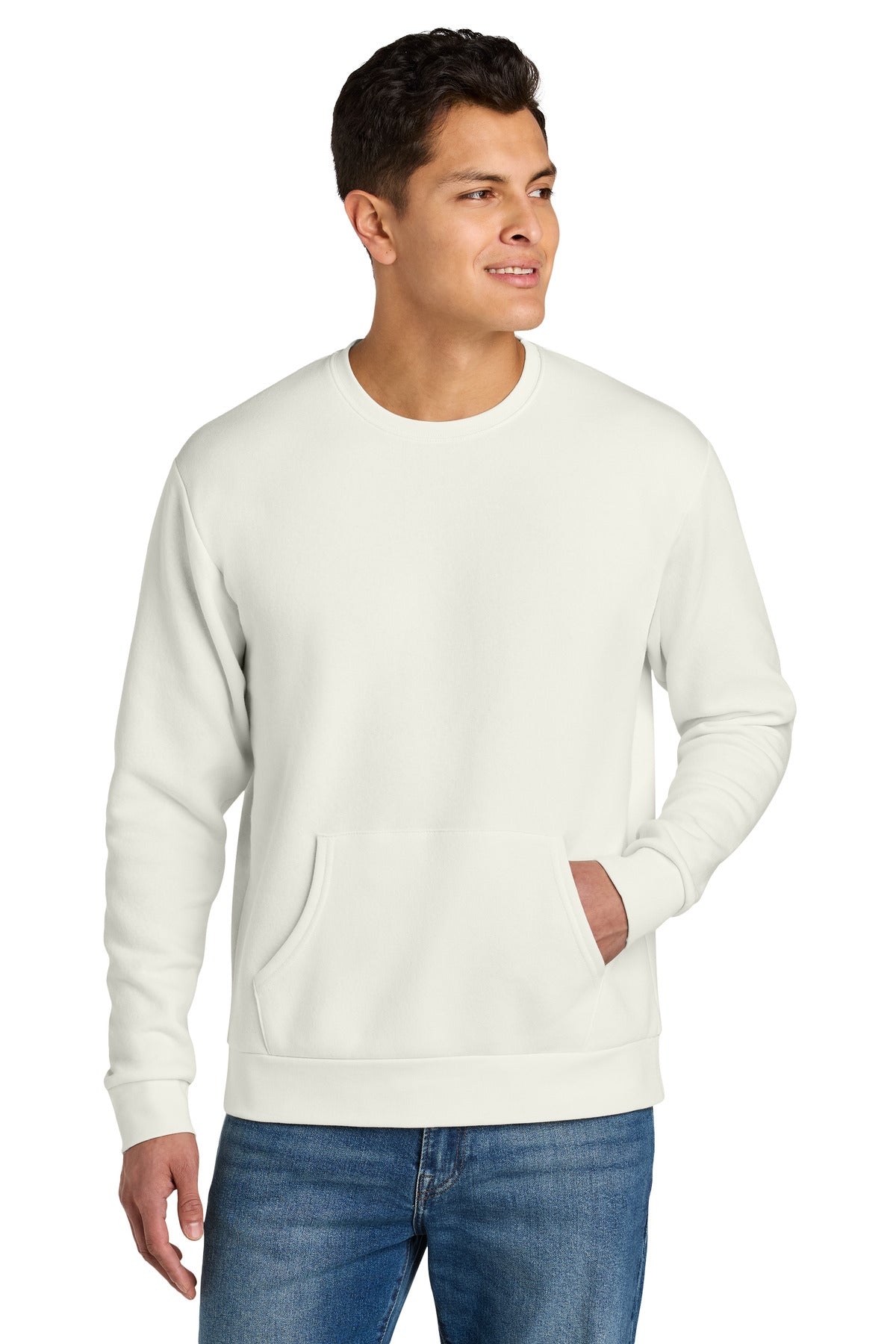 Next Level Apparel® Santa Barbara Pocket Sweatshirt - Natural - XS