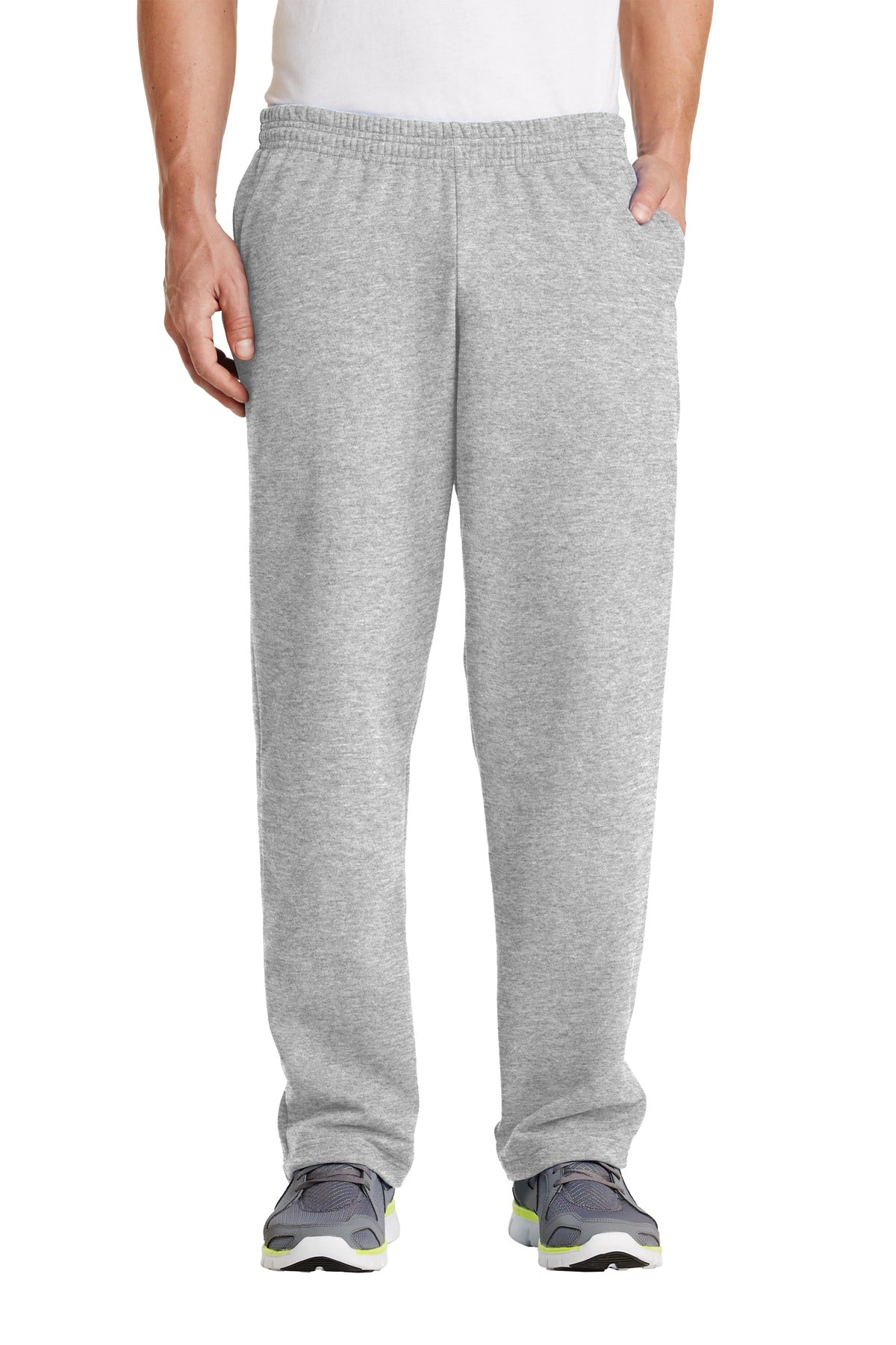 Port & Coâ„¢ Core Fleece Sweatpant with Pockets. PC78P - Ash - S