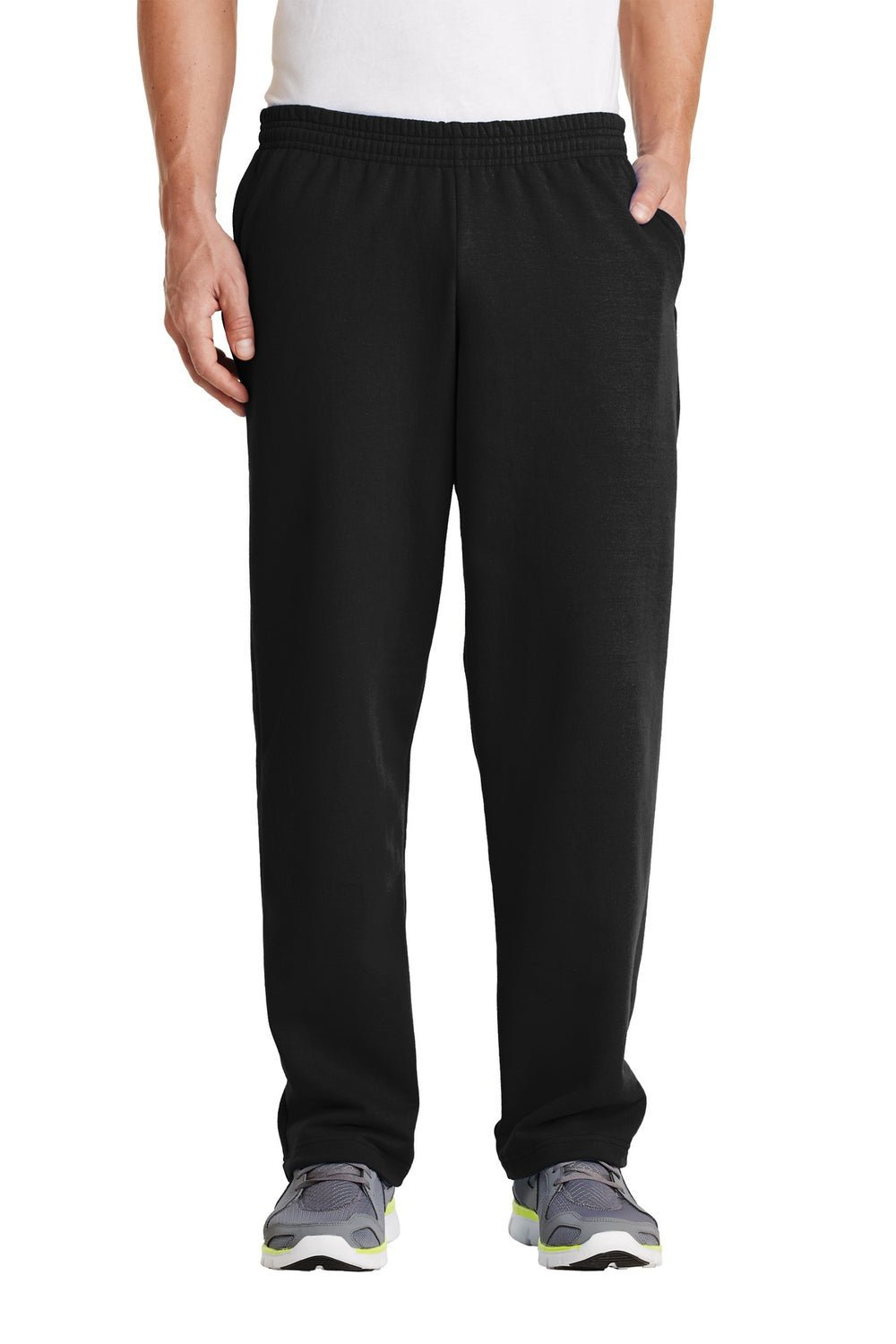 Port & Coâ„¢ Core Fleece Sweatpant with Pockets. PC78P - Jet Black - S