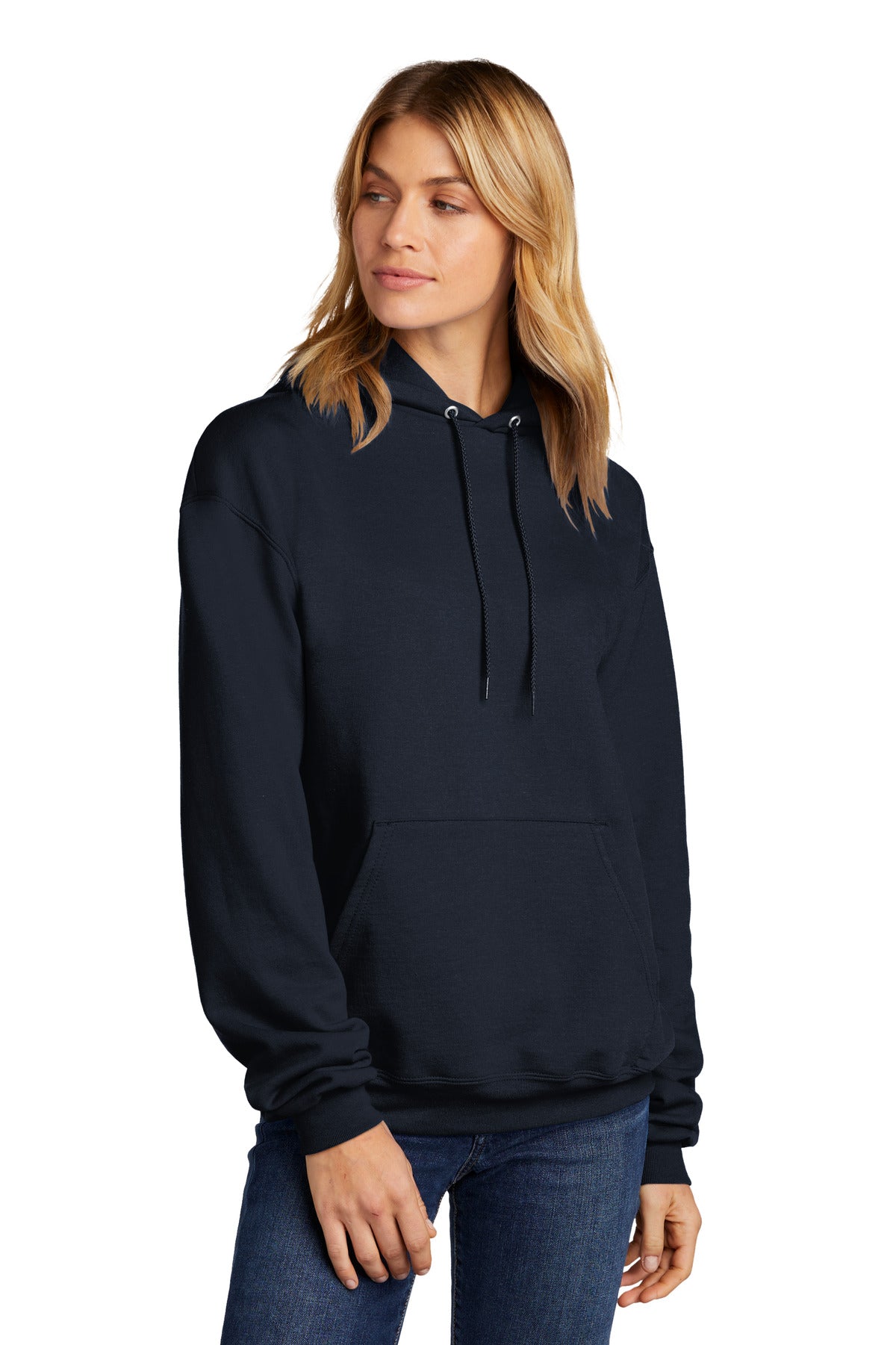 Champion® Powerblend® Pullover Hoodie - Navy - S