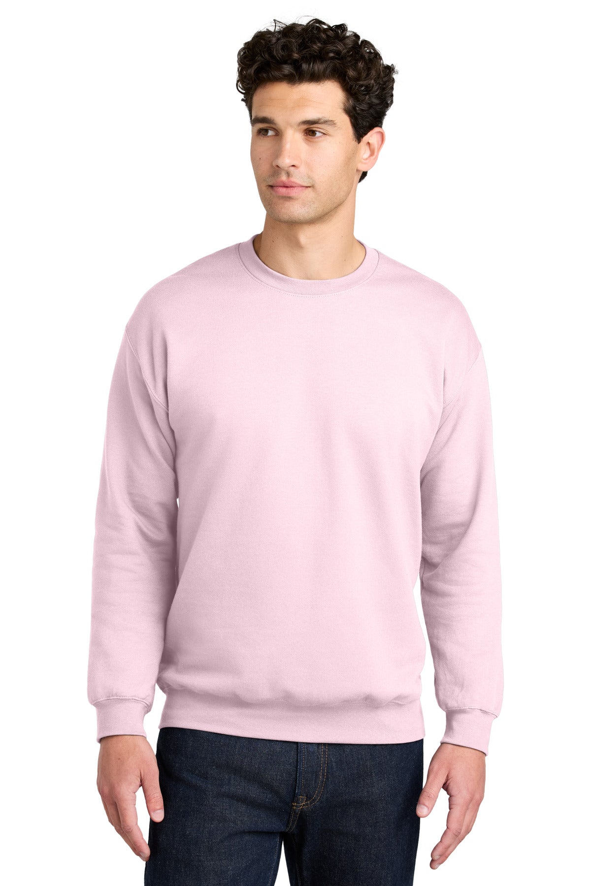 Gildan® Softstyle® Crewneck Sweatshirt - Light Pink - 2XL