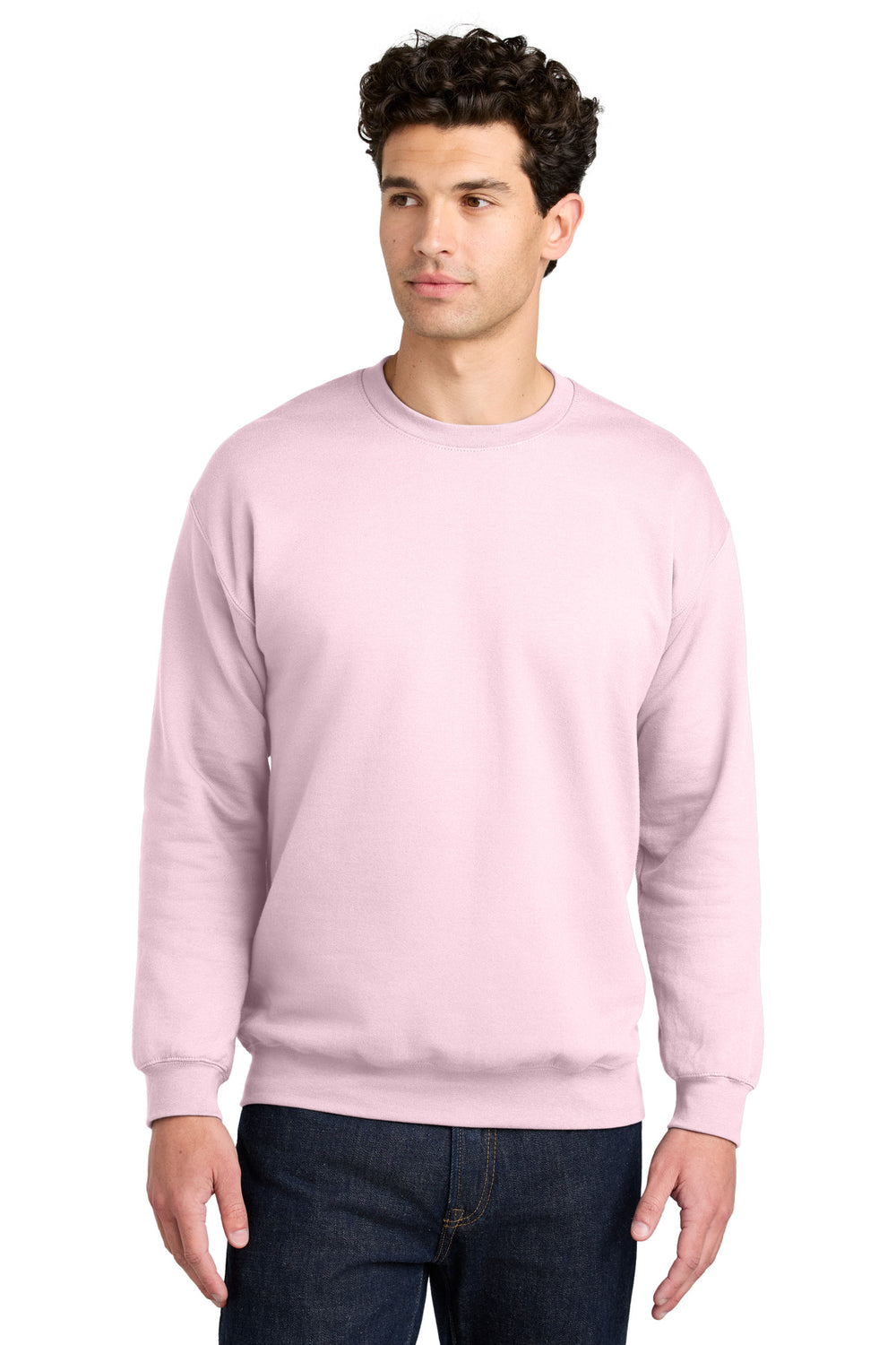 Gildan® Softstyle® Crewneck Sweatshirt - Light Pink - 2XL
