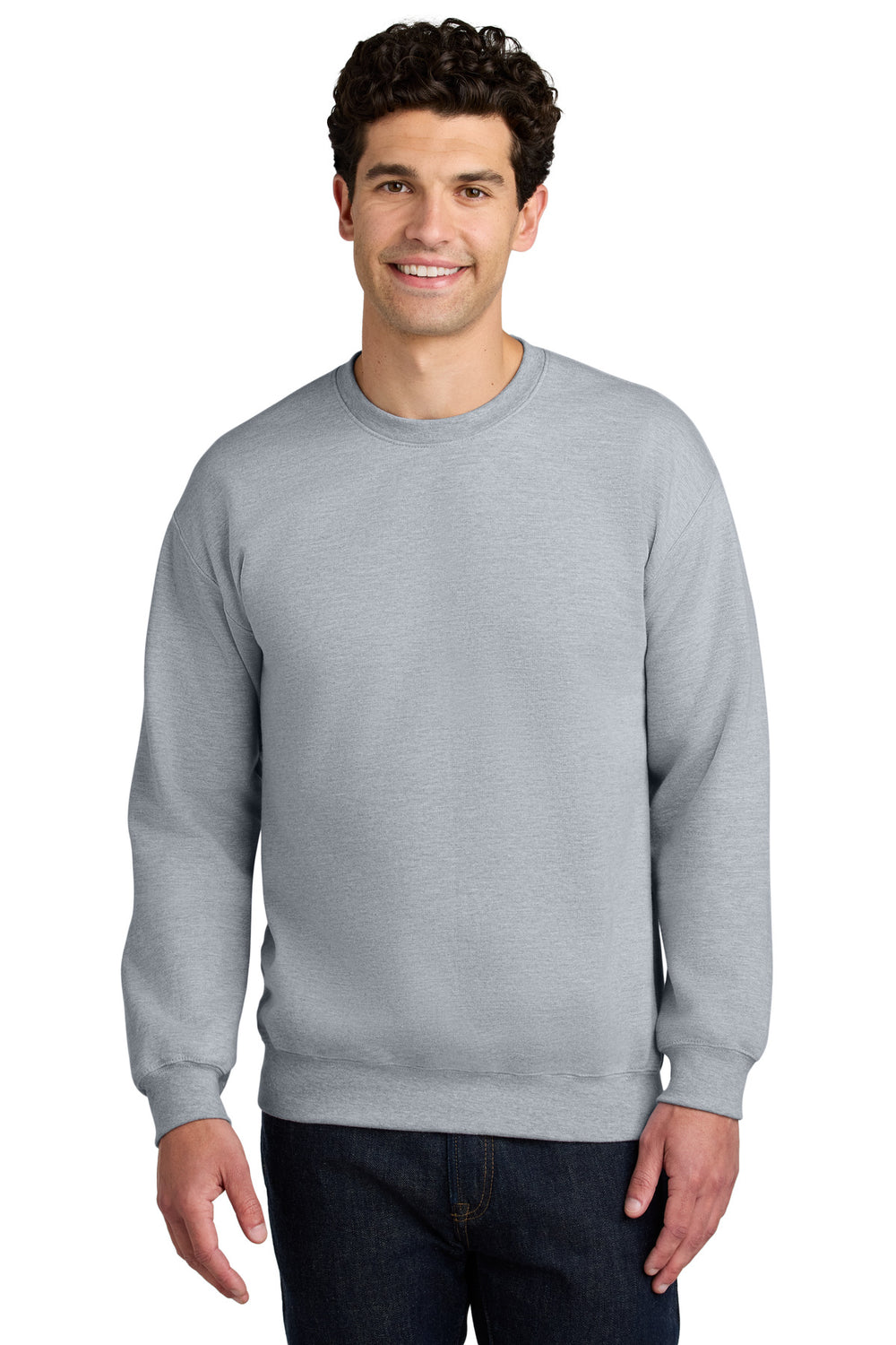 Gildan® Softstyle® Crewneck Sweatshirt - Sport Grey - S