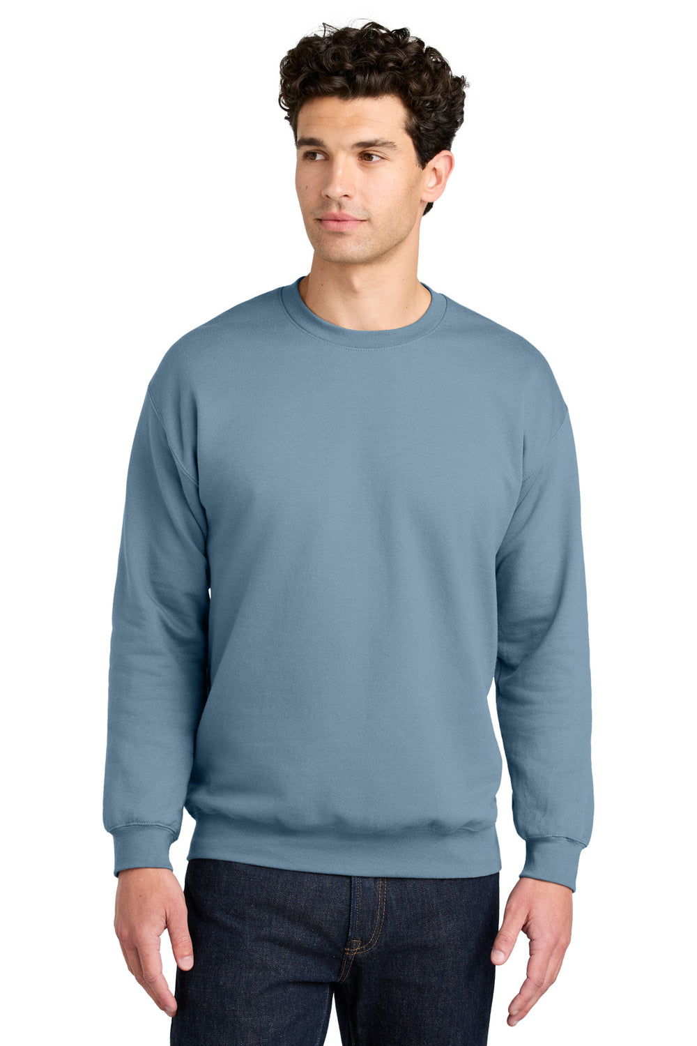 Gildan® Softstyle® Crewneck Sweatshirt - Stone Blue - 2XL
