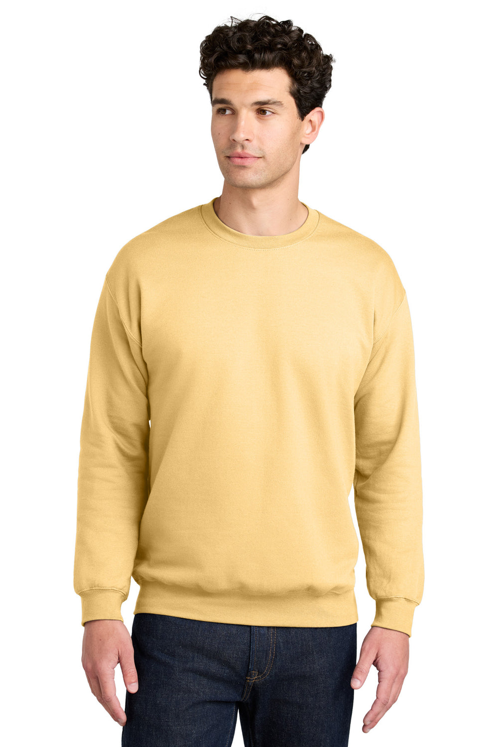 Gildan® Softstyle® Crewneck Sweatshirt - Yellow Haze - 2XL