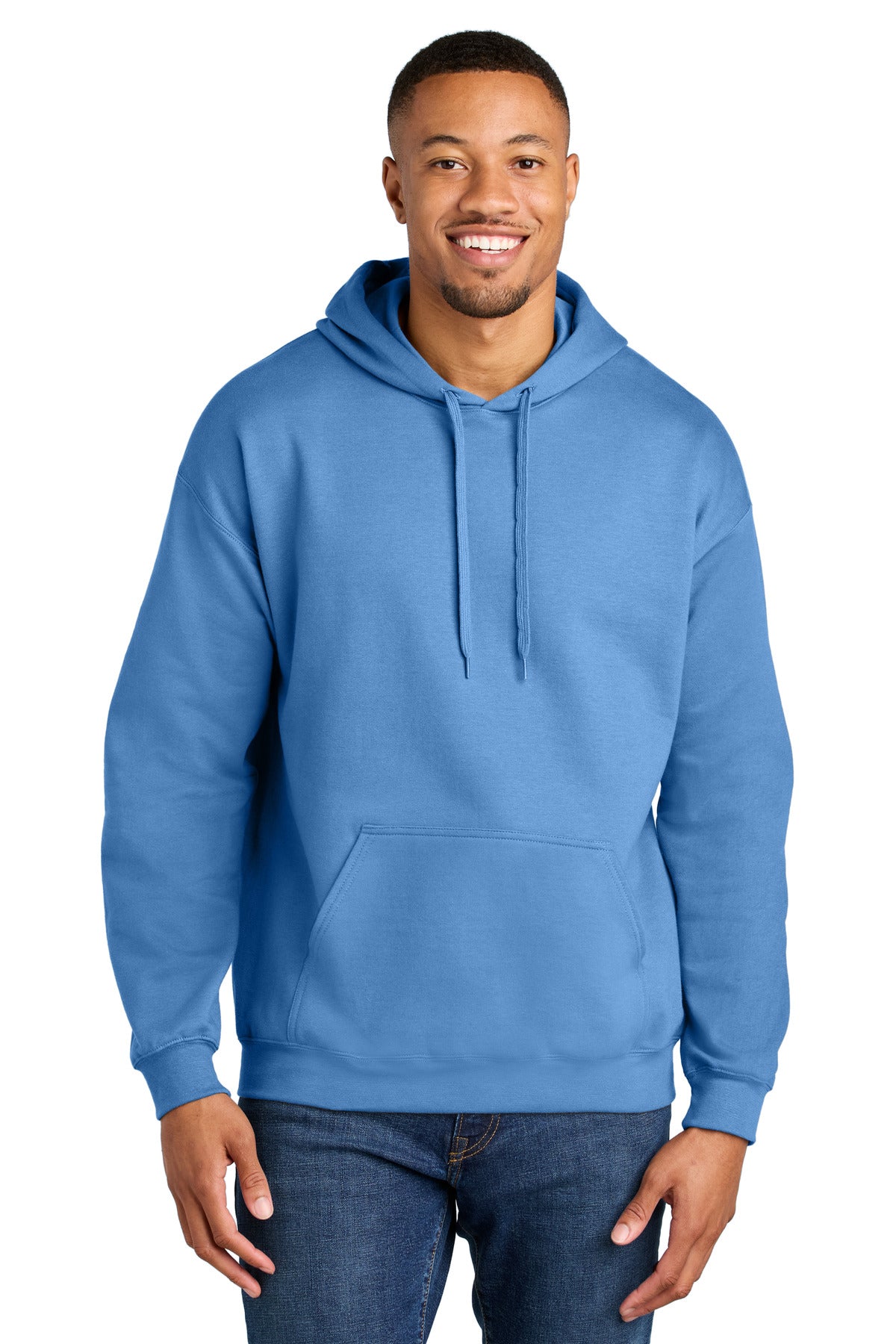 Gildan® Softstyle® Midweight Pullover Hooded Sweatshirt - Carolina Blue - 2XL