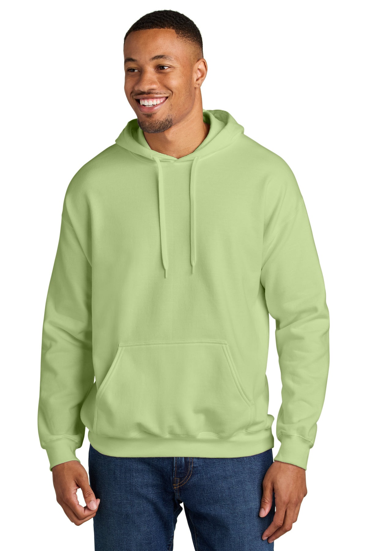 Gildan® Softstyle® Midweight Pullover Hooded Sweatshirt - Pistachio - 2XL