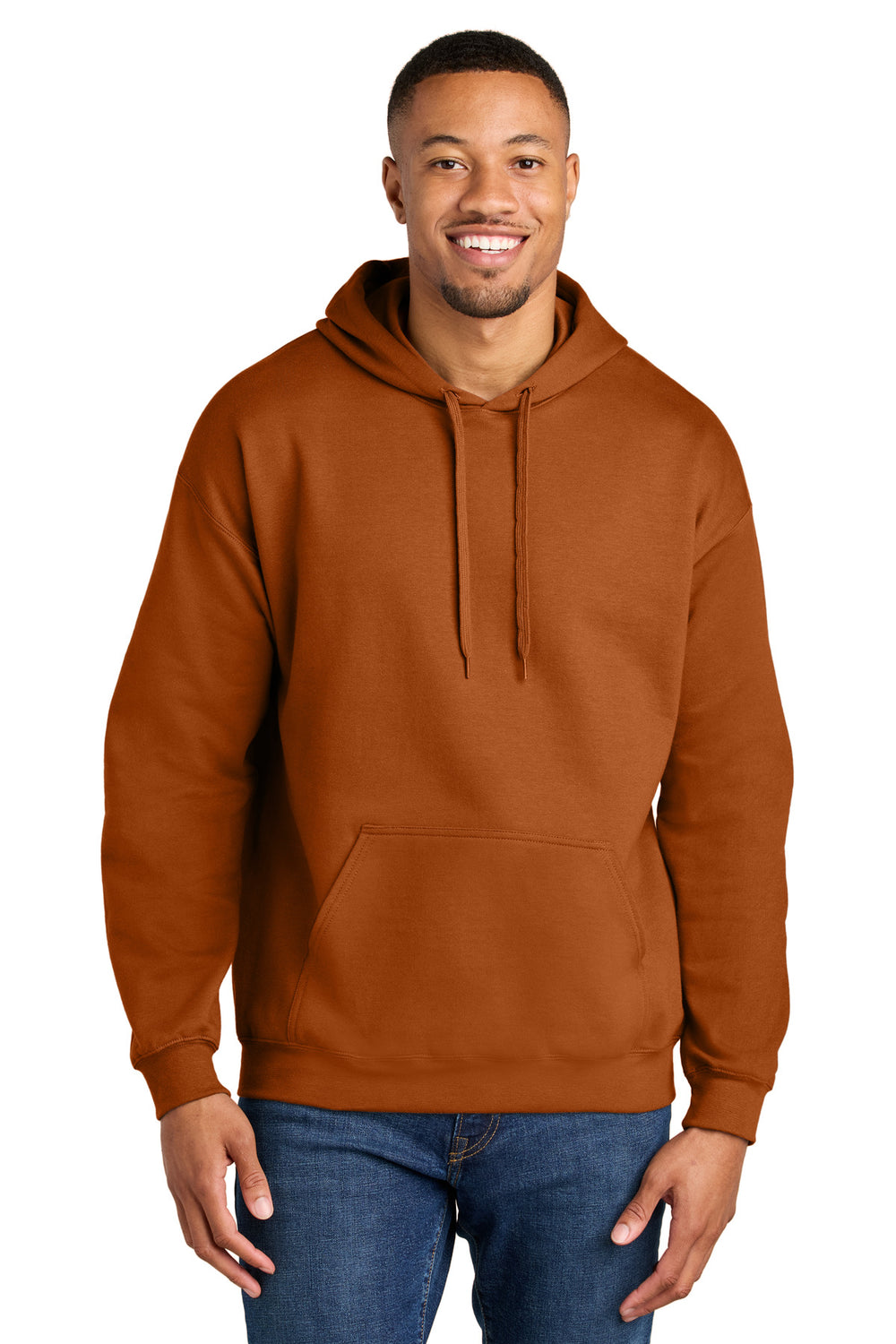 Gildan® Softstyle® Midweight Pullover Hooded Sweatshirt - T. Orange - 2XL