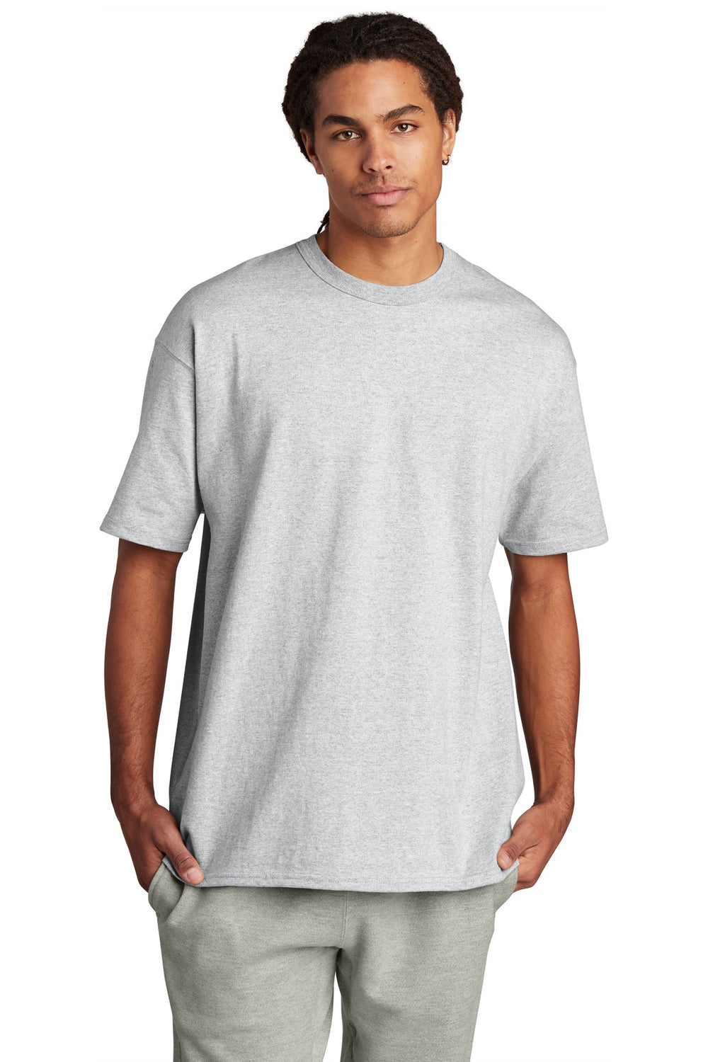 Champion ® Heritage 7-Oz. Jersey Tee - Ash - S