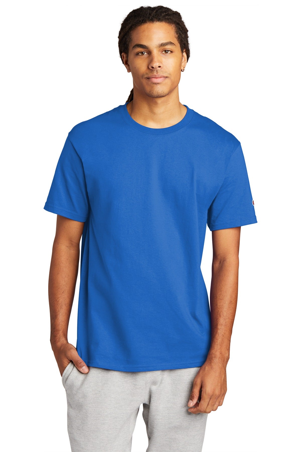 Champion ® Heritage 6-Oz. Jersey Tee - Athletic Royal - S