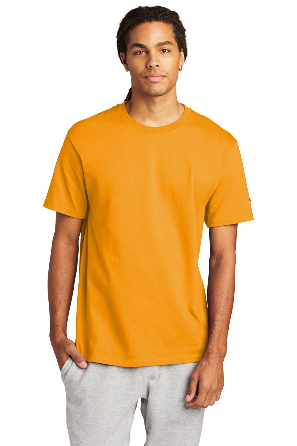 Champion ® Heritage 6-Oz. Jersey Tee - Gold - S