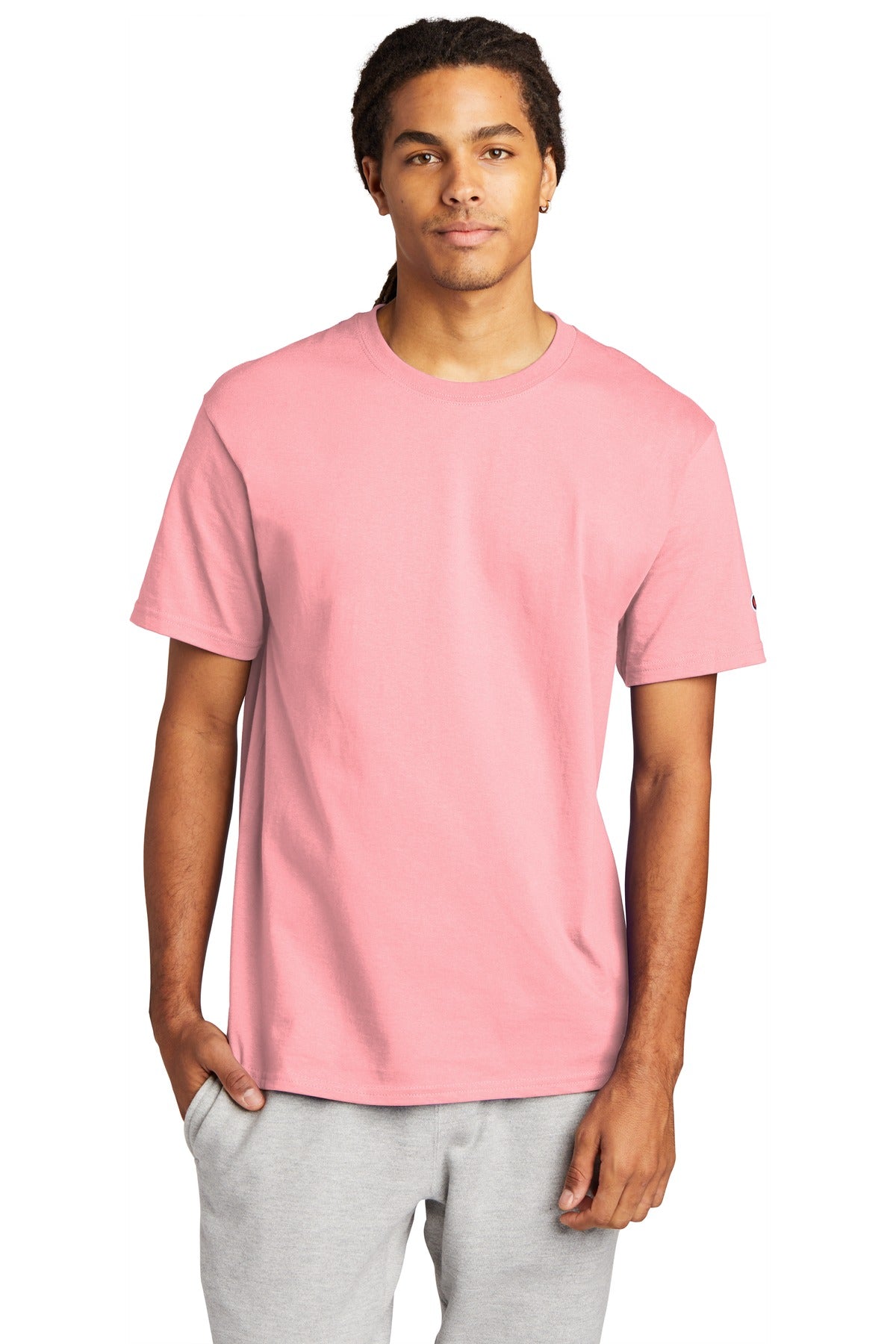 Champion ® Heritage 6-Oz. Jersey Tee - Pink Candy - S