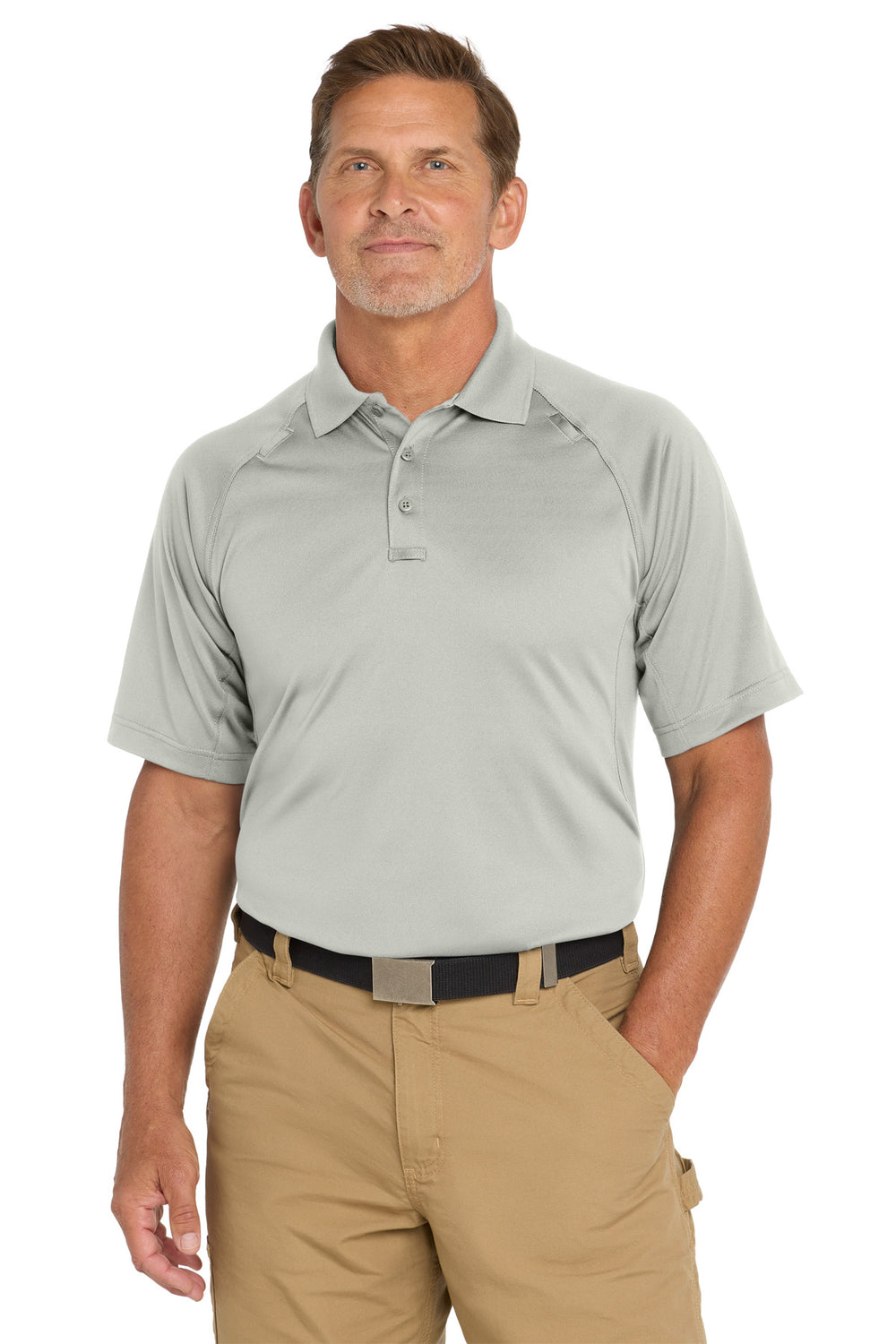 CornerStone® Tall Select Snag-Proof Tactical Polo - Light Grey - LT