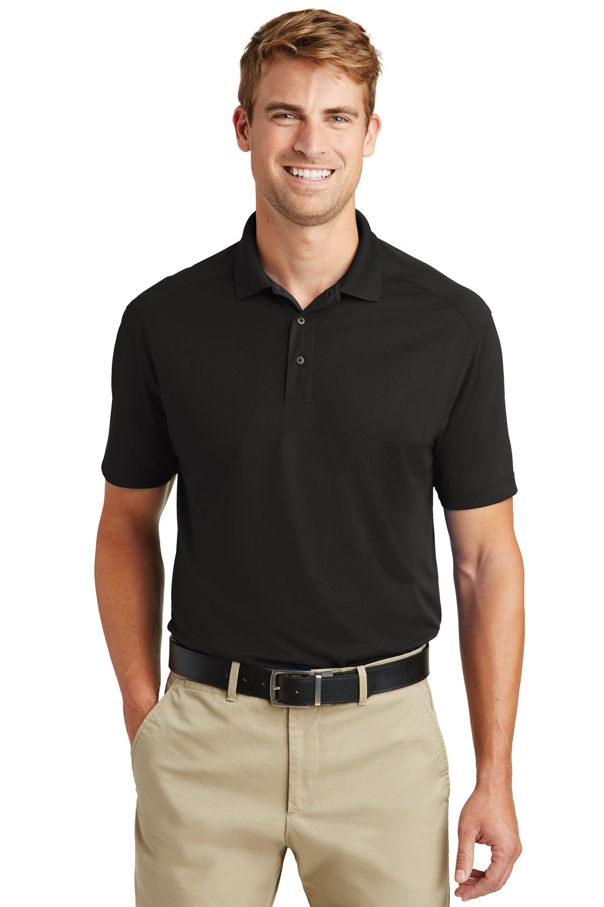 CornerStone ® Tall Select Lightweight Snag-Proof Polo - Black - LT